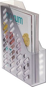 Stehsammler 1601-T-69 grau-transparent Kunststoff, DIN A4