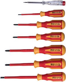 CONNEX Schraubendreher-Set VDE Elektriker, SL/PH COX336207 7-tlg.