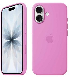 Apple Silikon Case mit MagSafe Handyhülle für Apple iPhone 17 leuchtendes lavendel