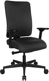 Thumbnail - Topstar Bürostuhl Sitness Open X (P) Deluxe, OX600TW2 T22 Stoff anthrazit, Gestell schwarz