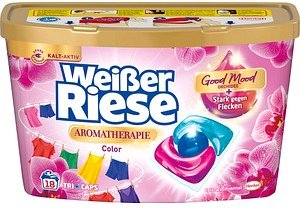 Weißer Riese AROMATHERAPIE Color Good Mood ORCHIDEE Waschmittel Caps, 18 St.