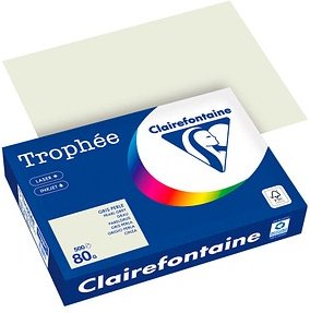 Clairefontaine Kopierpapier Trophée grau DIN A4 80 g/qm 500 Blatt
