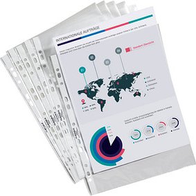 Thumbnail - DURABLE Prospekthüllen 2662 BUSINESS DIN A4 glasklar glatt 0,05 mm, 10 St.