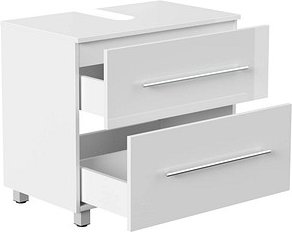 POSSEIK Waschtischunterschrank MONDIAL 70 weiß glanz 70,0 x 41,6 x 63,0 cm