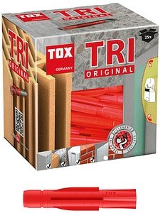 TOX TRI 12/71 010100181 Universaldübel Ø 12 mm x 71 mm, 25 St.
