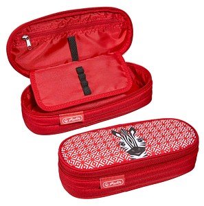 herlitz Schlampermäppchen Zebra Motiv, 21,5 x 9,0 cm