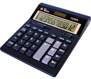 TWEN 1220 S Tischrechner schwarz