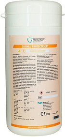 NITRAS MEDICAL Desinfektionstücher PROTECTASEPT 1-lagig weiß, 100 Tücher