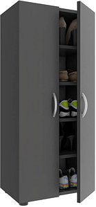 Thumbnail - VCM my home Schuhschrank Ulas XL, 918425 anthrazit 49,0 x 34,0 x 108,0 cm, 1 St.
