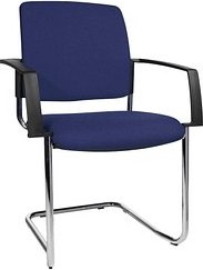Thumbnail - Topstar Besucherstühle BtoB 20 BB390A G26 blau Stoff, 2 St.