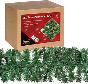 Thumbnail - Idena Tannengirlande 100er LED Lichterkette grün 5,0 m
