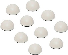 Thumbnail - MAUL Kegelmagnete weiß, Kunststoff Ø 3,0 cm, 10 St.