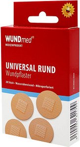 WUNDmed® Pflaster Rund 02-051 beige 2,5 x 2,5 cm, 20 St.