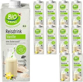BIO PRIMO Vanille Bio-Reisdrink 10x 1,0 l