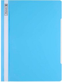 BRUNNEN Schnellhefter Kunststoff hellblau DIN A4 überbreit