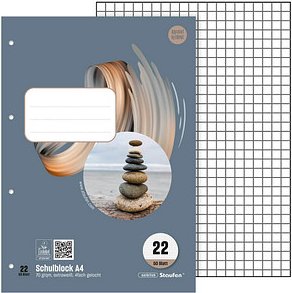Staufen® Schulblock Style Lin22 DIN A4 kariert