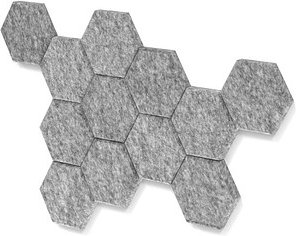 HAMMERBACHER Akustikpaneele Wand VAWB15/5 VAWB15/5, grau, 1 St.