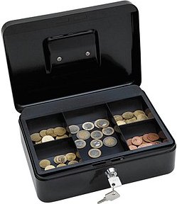 WEDO Geldkassette 145321X Größe 3 schwarz