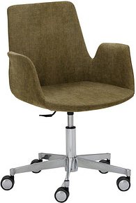 Mayer Besuchersessel myHELIOS moos Aluminium Stoff 65,0 x 65,0 x 82,0 - 93,0 cm, 1 St.