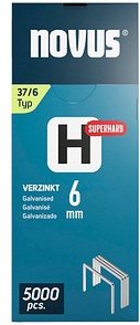 Thumbnail - novus Tackerklammern Feindraht superhart 37/6, 5.000 St.