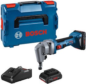 AKTION: BOSCH Professional GNA 18V-16 E Akku-Blechschere 18,0 V, mit 2 Akkus mit Prämie nach Registrierung