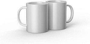 cricut™ 425 ml/15 oz. Keramiktassen für Tassenpresse weiß, 2 St.