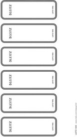 Thumbnail - AKTION: 60 LEITZ Ordneretiketten 1693-00-85 grau mit Prämie nach Registrierung