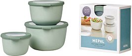 MEPAL Frischhaltedosen-Set Cirqula grün 0,5/1,0/2,0 l, 1 Set