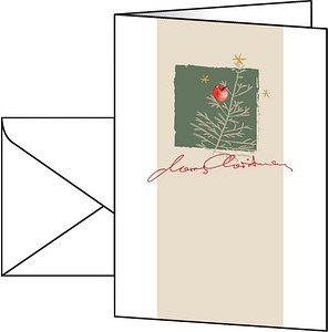 SIGEL Weihnachtskarten White Apple DIN A6, 10 St.