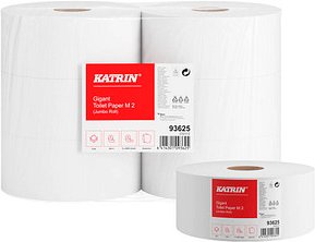 Thumbnail - KATRIN Jumbo-Toilettenpapier Gigant M2 2-lagig, 6 Rollen