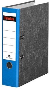 Printus Ordner blau marmoriert Karton 8,0 cm DIN A4