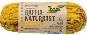 Thumbnail - folia Naturbast matt bananengelb 0,5 mm x 50,0 g