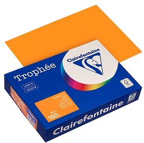 Thumbnail - Clairefontaine Kopierpapier Trophée orange DIN A4 160 g/qm 250 Blatt