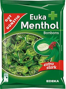 GUT&GÜNSTIG Euka Menthol Bonbons 58 St./ 300,0 g