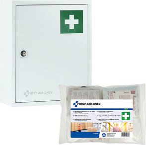 Thumbnail - FIRST AID ONLY® Medizinschrank DIN 13169 weiß