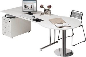 Thumbnail - Kerkmann Lago Büromöbel-Set weiß