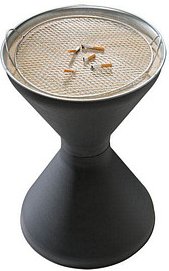 APS DIABOLO Standaschenbecher schwarz, 1 St.