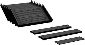 geramöbel Flex Schrägablage schwarz 1 St.