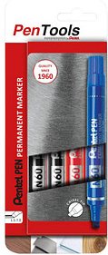 Pentel PenTool N50XL-PRO1AEU Permanentmarker farbsortiert 1,5 - 7,0 mm, 4 St.