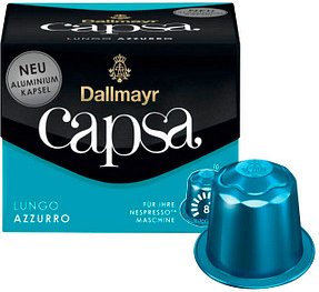 Thumbnail - Dallmayr Capsa LUNGO AZZURRO Kaffeekapseln, Arabica- und Robustabohnen 10 Portionen