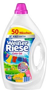 Weißer Riese Color Waschmittel Gel, 2,25 l