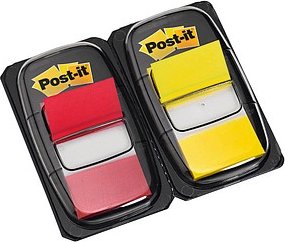 Post-it® Index Haftmarker farbsortiert 2x 50 Streifen