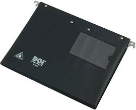 BOI Hängemappen 2-Ringmechanik schwarz, 10 St.