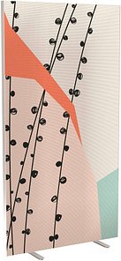 PAPERFLOW Trennwand easyScreen Colour, 61055 bunt 94,0 x 173,4 cm, 1 St.