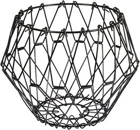 Thumbnail - Rayher Dekoartikel schwarz Metall Flexi Korb, 1 St.