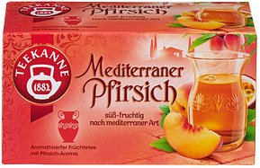 TEEKANNE Mediterraner Pfirsich Tee 20 Portionen