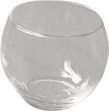 Rayher Windlicht transparent rund Ø 6,5 cm, 1 St.