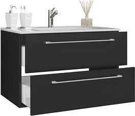 Thumbnail - VCM my bath Badmöbel-Set Badinos 914848 schwarz 80,0 x 46,0 x 50,0 cm