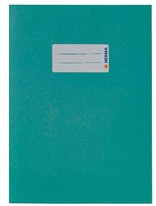 HERMA Heftumschlag glatt türkis Papier DIN A5