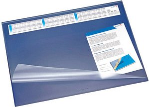 Läufer Schreibtischunterlage SYNTHOS blau Kunststoff 65,0 x 52,0 cm, 1 St.